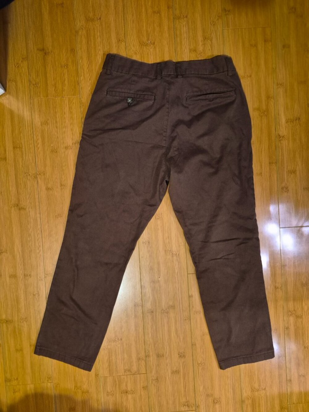 Men's Brown Slacks - Picture 3 of 3